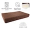 Pet Adobe Waterproof Memory Foam Pet Bed for Indoor/Outdoor Water Resistant and Washable Cover 30 in x 21 in Brown 491095HTG - alternate 3